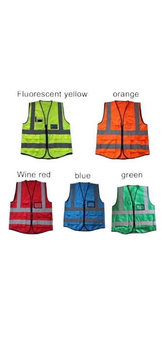 Reflective Vests colour range