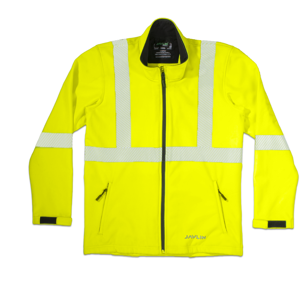Softshell Reflective Jacket, Yellow